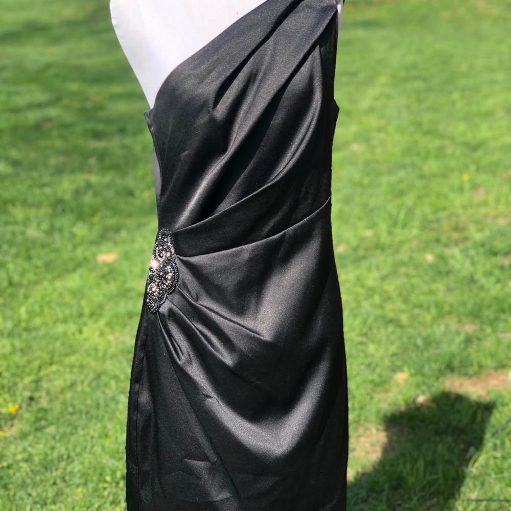 Black cocktail dress